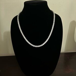 Diamond tennis necklace